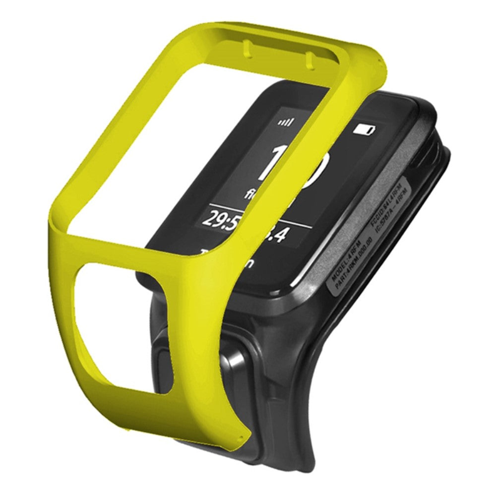 Hårdt Silikone Universal Bumper passer til Tomtom Smartwatch - Gul#serie_6