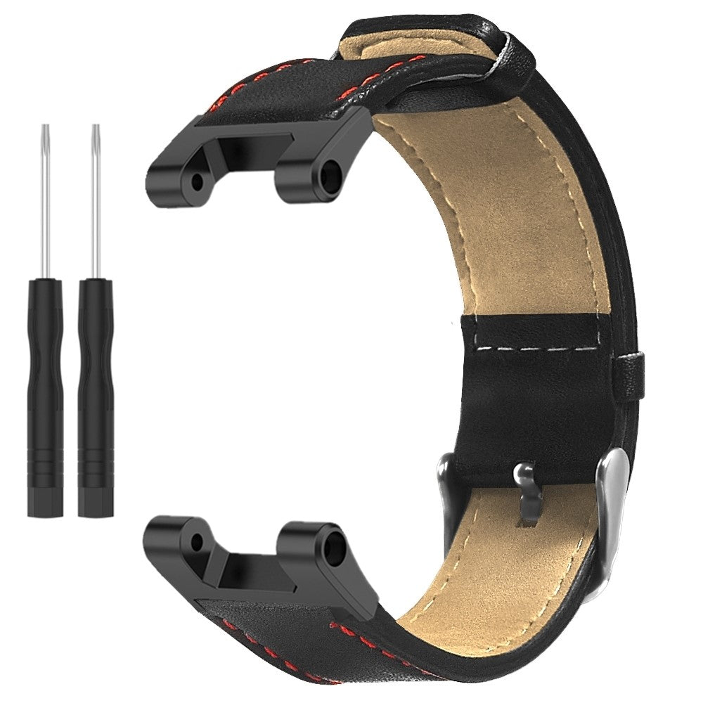 Kunstlæder Universal Rem passer til Amazfit T-Rex 1 / Amazfit T-Rex Pro - Brun#serie_013