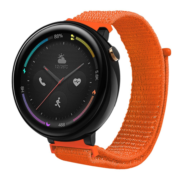 Rigtigt Elegant Nylon Rem passer til Amazfit Verge 2 - Orange#serie_2