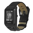 TomTom Runner 3 / Adventurer Echt koe lederen band galvaniseren gesp horlogebandje met hoesje