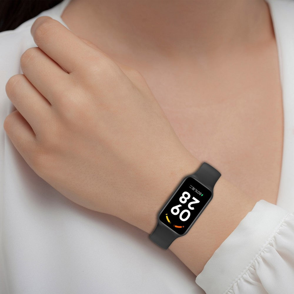 Silikone Universal Rem passer til Xiaomi Redmi Band 2 / Xiaomi Smart Band 8 Active - Hvid#serie_7