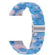 Huawei Watch 4 Pro / Watch GT 3 / 2 46mm vervangend horlogebandje Waterbestendig 22mm hars horlogebandje - Blauw / Roze