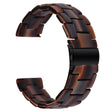 Huawei Watch 4 Pro / Watch GT 3 / 2 46mm Hars horlogebandje 22mm Waterbestendig snelsluiting horlogebandje - Chocolade