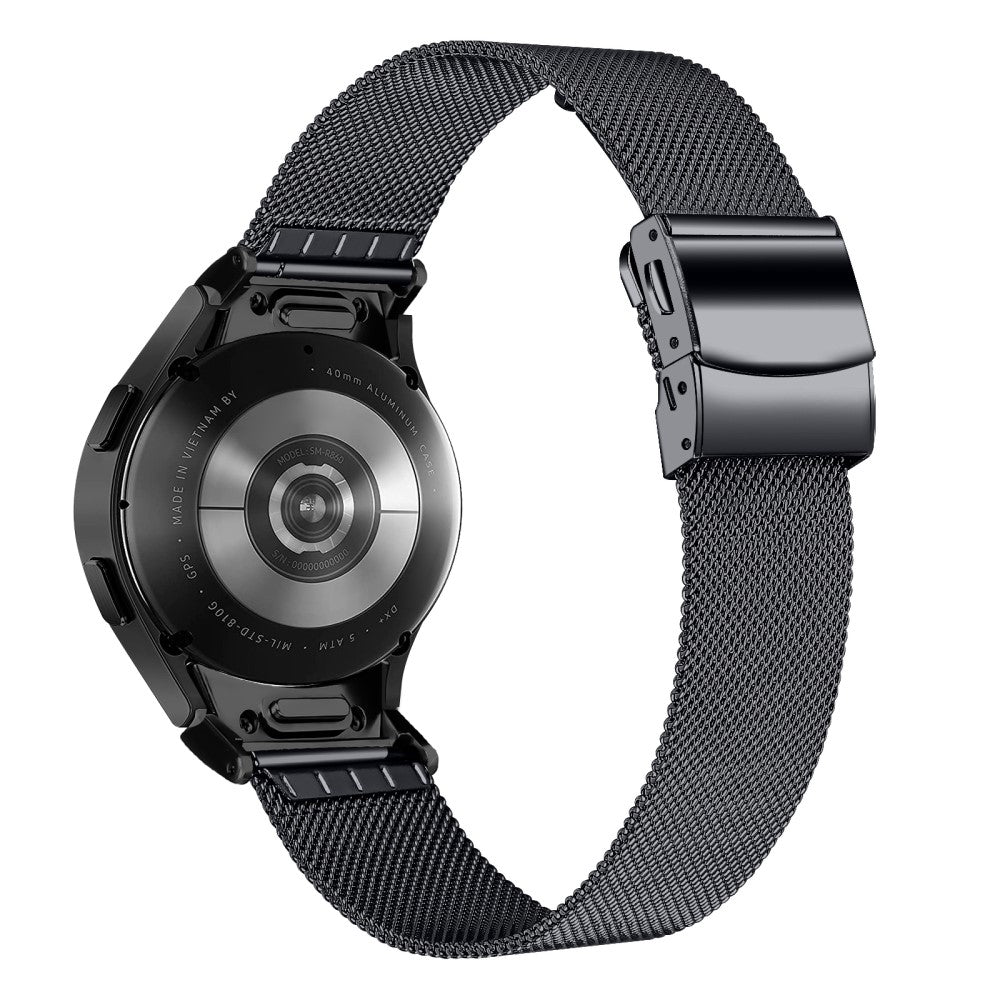 Meget Slidstærk Metal Universal Rem passer til Samsung Smartwatch - Sort#serie_096