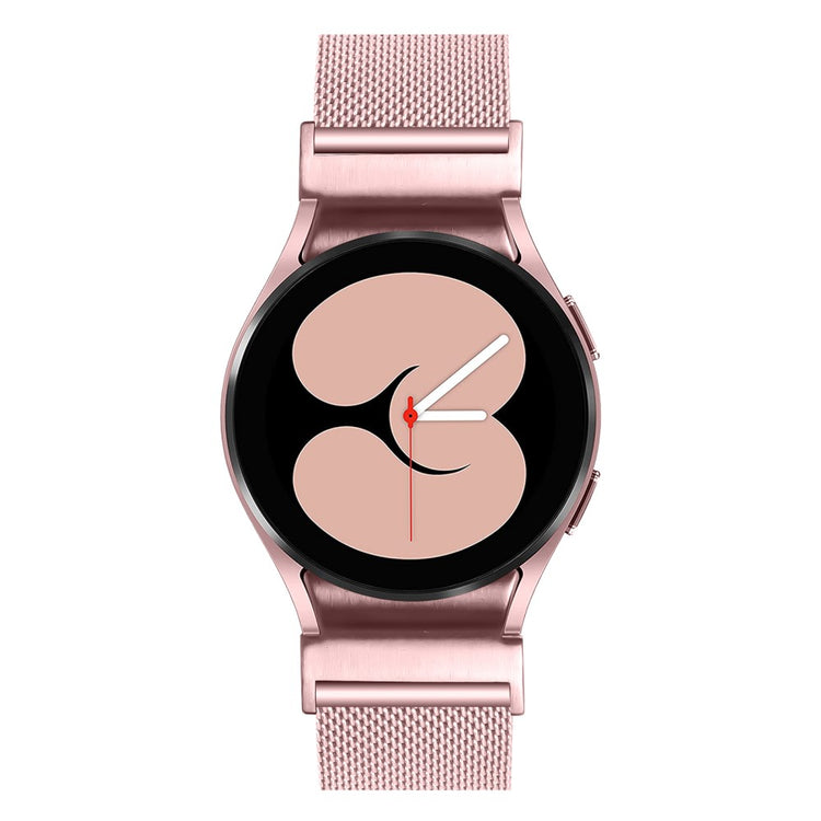 Mega Slidstærk Metal Universal Rem passer til Samsung Smartwatch - Pink#serie_1