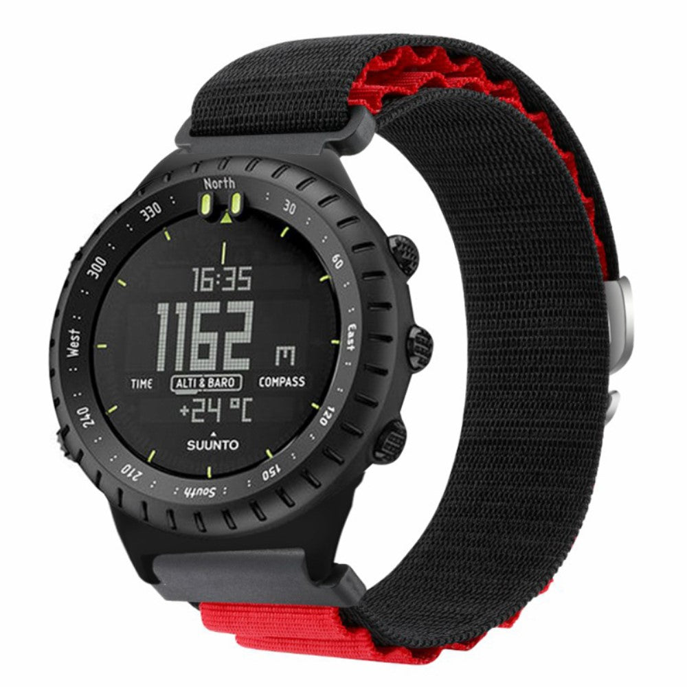 Vildt Fantastisk Nylon Rem passer til Suunto Core - Rød#serie_7