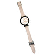 18mm Universele Smart Watch Band Leren Koord Vervanging met Vierkante Gesp - Licht Roze