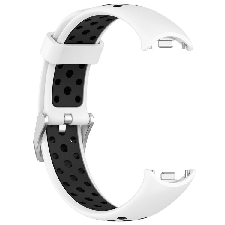 Vildt Sejt Silikone Rem passer til Xiaomi Smart Band 8 - Hvid#serie_3