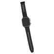 Apple Watch Series 41mm - 40mm - 38mm Flexibel horlogebandje met lederen coating