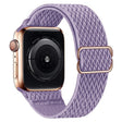 Apple Watch Series 41mm - 40mm - 38mm Universeel horlogebandje Golfontwerp Nylon Bandje