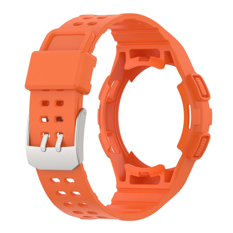 Sejt Silikone Rem passer til Samsung Galaxy Watch 4 Classic (46mm) - Orange#serie_2