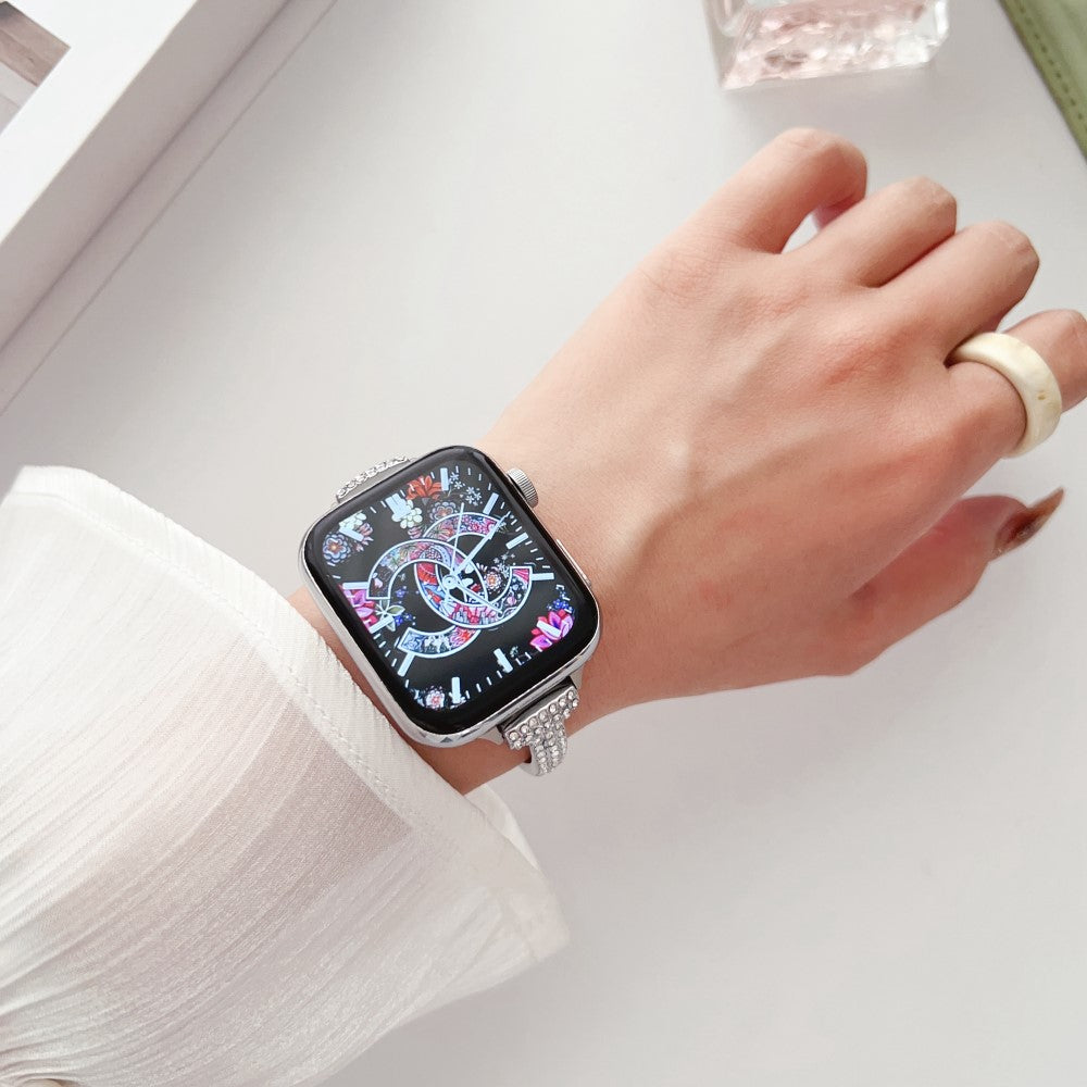 Super Flot Metal Universal Rem passer til Apple Smartwatch - Sølv#serie_1