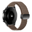 Samsung Galaxy Watch6 / Garmin Venu Sq 2 Lederen horlogebandje 20 mm magnetisch koordje - Lichtbruin