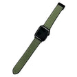 Apple Watch 49mm / 45mm / 44mm / 42mm Magnetisch Nylon Horlogebandje - Legergroen