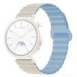 Garmin Forerunner 265S / 255S / Venu 2S Siliconen Horlogeband 18mm Magnetisch Bandje - Antiek Wit / Haze Blauw