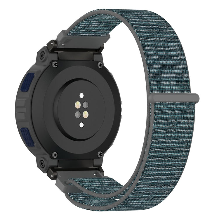 Meget Cool Nylon Rem passer til Amazfit Active Edge - Sølv#serie_1