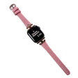 Apple Watch 41mm / 40mm / 38mm Denim Horlogebandje - Roze / Roségouden Gesp