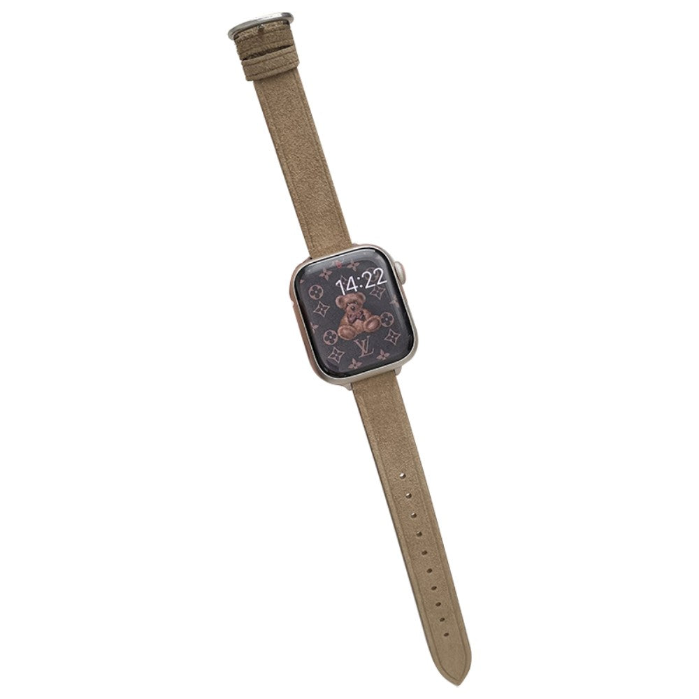 Meget Fed Kunstlæder Universal Rem passer til Apple Smartwatch - Brun#serie_1