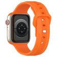 Apple Watch 49mm / 45mm / 44mm / 42mm Siliconen Horlogebandje met textuur