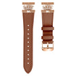 Huami Amazfit Cheetah Pro Koord met bergkristallen decor Cowhide Polsband