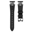 TicWatch E / 2 / C2 Horlogebandje Echt Koe Leren Koordje Strass Kroon Decoratie