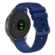 Garmin Venu 3S / Forerunner 265S horlogeband 18 mm siliconen band met geruit patroon - marineblauw