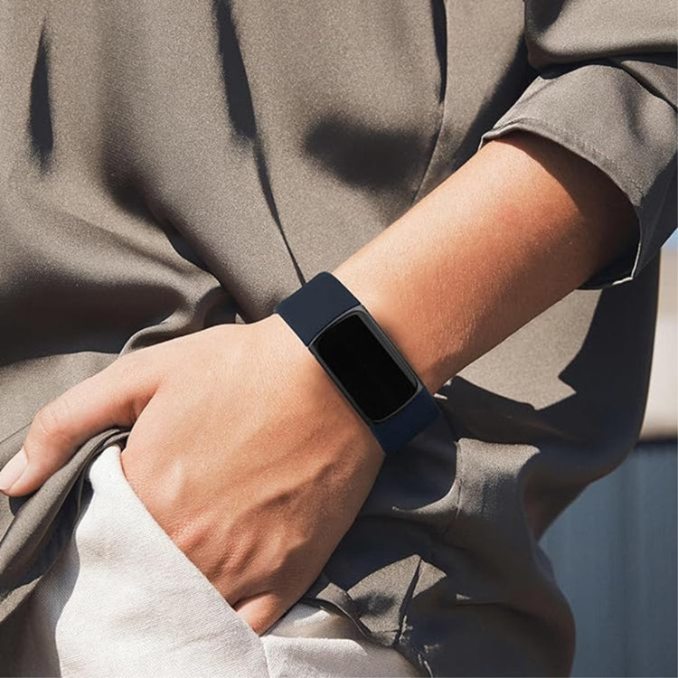 Silikone Universal Rem passer til Fitbit Charge 3 / Fitbit Charge 4 - Blå#serie_7