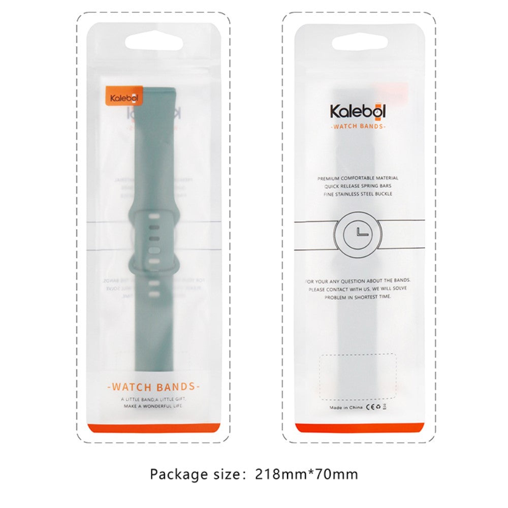 KALEBOL KLB-HDKGJ-001 Fitbit Versa 3 / 4 / Sense / Sense 2 Soft Silicone Watch Straps - Yellow#serie_1