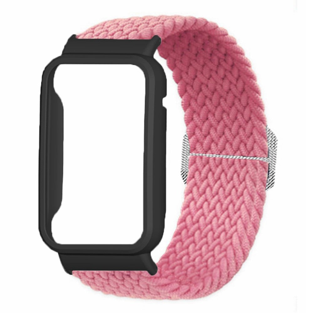 Mega Godt Nylon Rem passer til Xiaomi Smart Band 8 Pro - Pink#serie_4