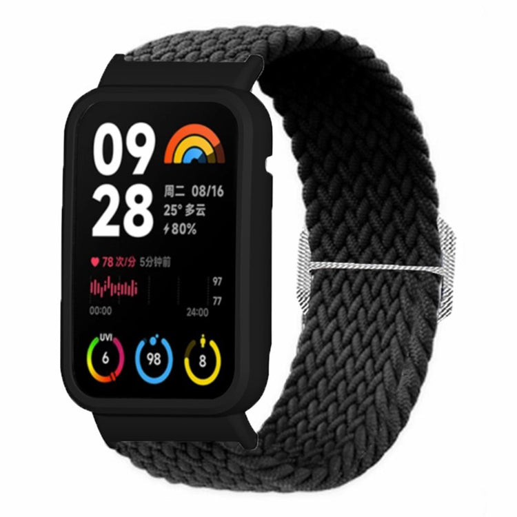 Mega Godt Nylon Rem passer til Xiaomi Smart Band 8 Pro - Sort#serie_6