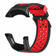 Suunto Ambit3 Peak / Ambit2 Horlogeband Siliconen Ademende Polsband - Zwart+Rood