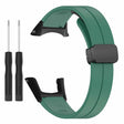 Suunto Ambit3 Peak / Ambit2 Horlogeband Siliconen Zacht Koord met Magnetische Vouwsluiting - Legergroen