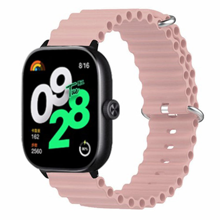 Fint Silikone Rem passer til Xiaomi Redmi Watch 4 - Pink#serie_4