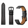 Apple Watch 49mm / 45mm / 44mm / 42mm Siliconen en lederen Bandje