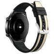 Samsung Galaxy Watch3 45mm / Huawei Watch GT 4 46mm Horlogebandje 22mm Polsband - Wit+Zwart
