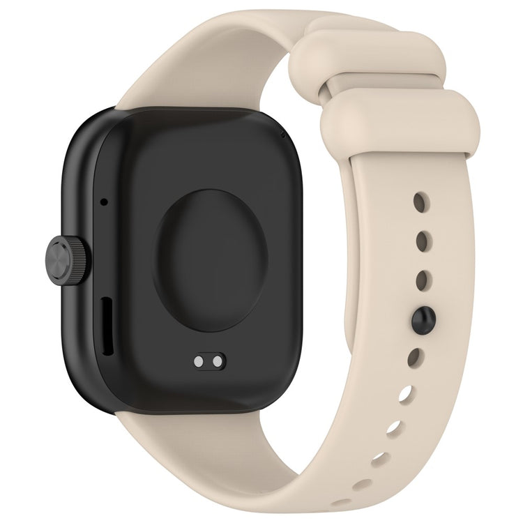 Silikone Universal Rem passer til Xiaomi Band 8 Pro / Xiaomi Redmi Watch 4 - Hvid#serie_10