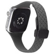 Apple Watch 49mm / 45mm / 44mm / 42mm Siliconen horlogebandje - Donkergrijs