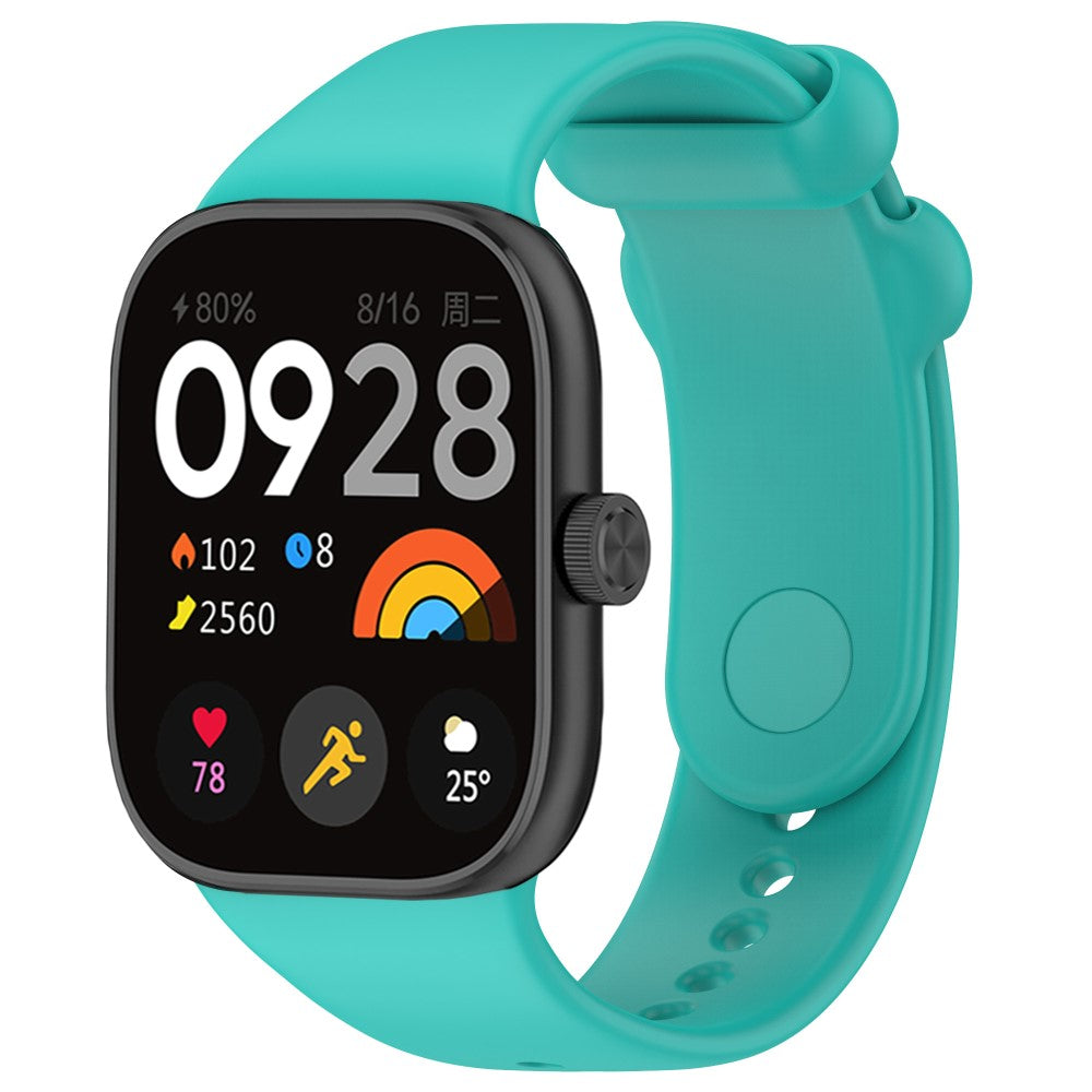 Silikone Universal Rem passer til Xiaomi Smart Band 8 Pro / Xiaomi Redmi Watch 4 - Grøn#serie_3