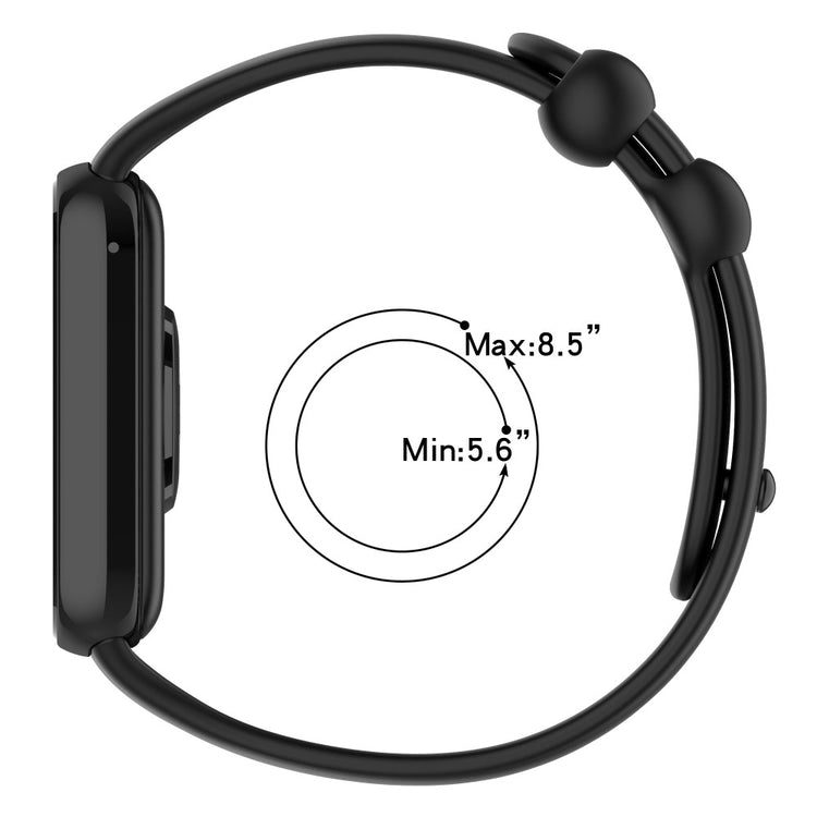 Silikone Universal Rem passer til Xiaomi Smart Band 8 Pro / Xiaomi Redmi Watch 4 - Blå#serie_5