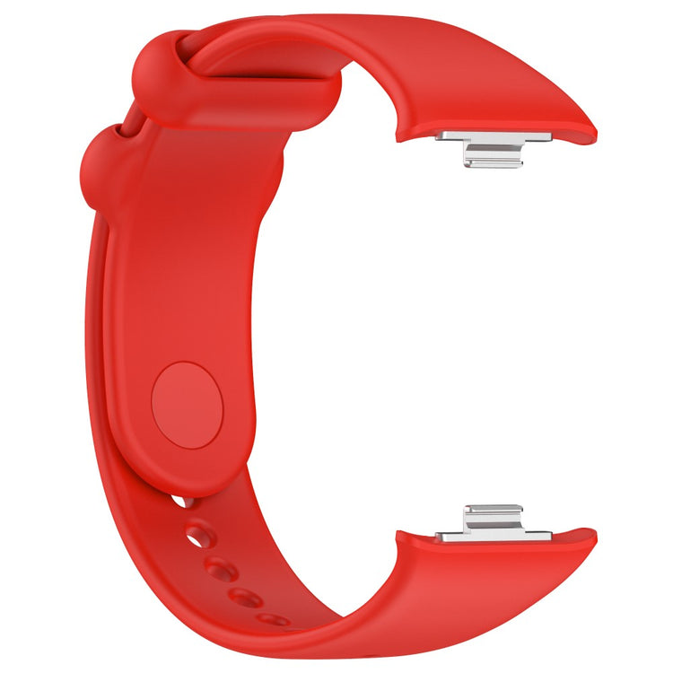 Silikone Universal Rem passer til Xiaomi Smart Band 8 Pro / Xiaomi Redmi Watch 4 - Rød#serie_7