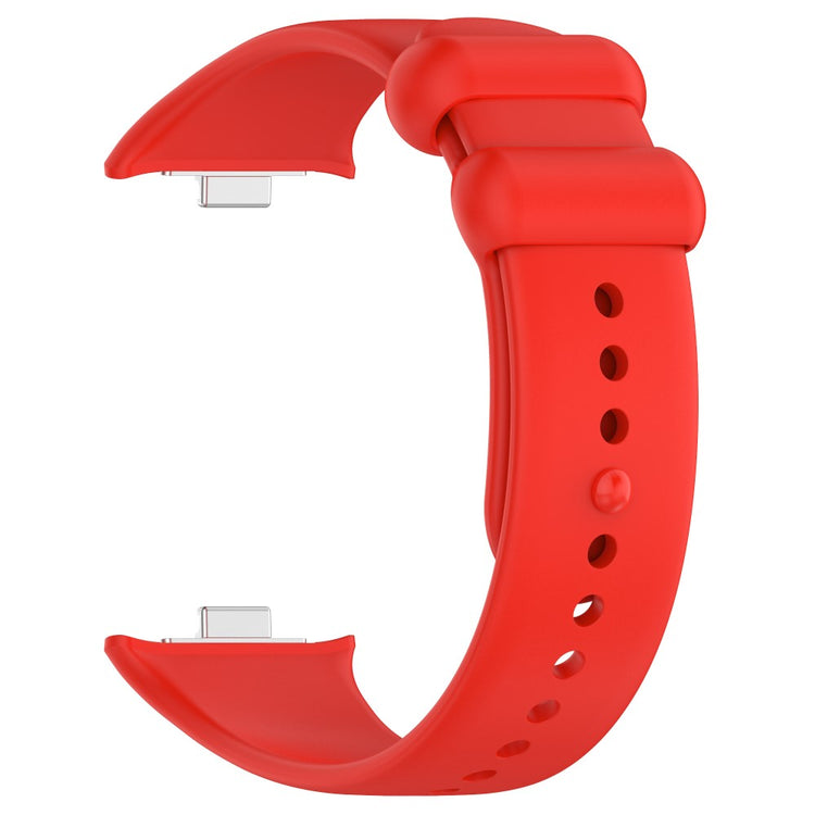 Silikone Universal Rem passer til Xiaomi Smart Band 8 Pro / Xiaomi Redmi Watch 4 - Rød#serie_7