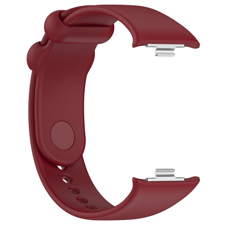 Silikone Universal Rem passer til Xiaomi Smart Band 8 Pro / Xiaomi Redmi Watch 4 - Rød#serie_9