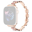 Metalen koordje met luipaardprint Apple Watch 49 mm / 45 mm / 44 mm / 42 mm - Roségoud