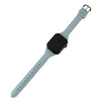 Apple Watch 49mm / 45mm / 44mm / 42mm Vegan Lederen Bandje - Hemelsblauw