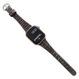 Apple Watch 49mm / 45mm / 44mm / 42mm Wollen Horlogebandje - Zwart Koffie