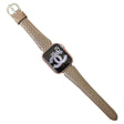 Apple Watch Series 41mm / 40mm / 38mm Cowhide lederen horlogeband - Lichtbruin