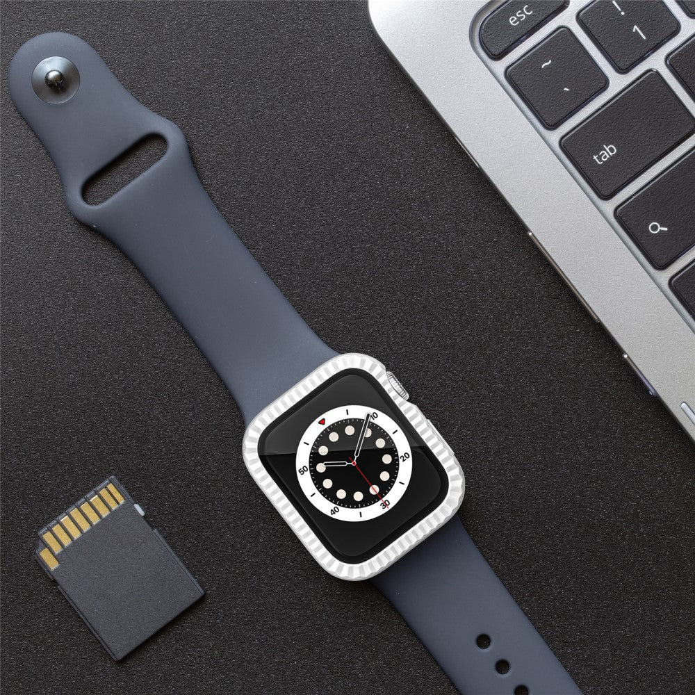 Skøn Glas Rem passer til Apple Watch Series 1-3 38mm - Hvid#serie_2