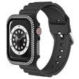 Apple Watch Series 4 / 5 / 6 / SE / SE (2022) / SE (2023) 44mm Strass Decor Zinken Legering Horloge Hoesje
