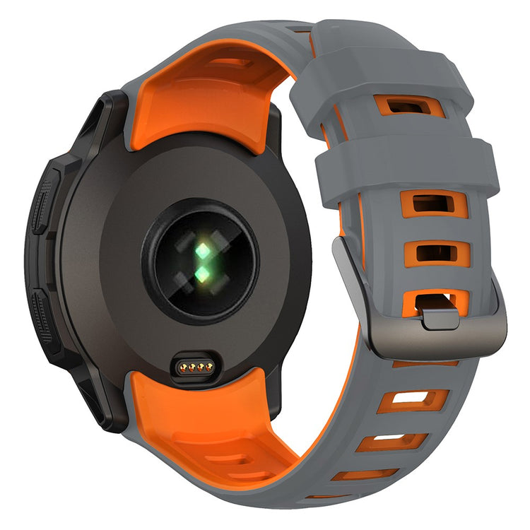 Rigtigt Holdbart Silikone Rem passer til Garmin Instinct 2X - Orange#serie_10