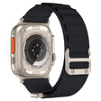 Apple Watch Series 49mm - 45mm - 44mm - 42mm Universele Gevlochten Nylon Horlogebandjes, Maat: M